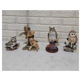 Lenox and Other Porcelain Owl Figures