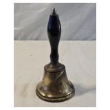 Vintage Brass Wood Handled School Bell