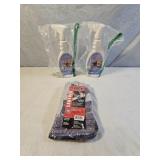 New Leather Gloves and Boundary Cat Repellent