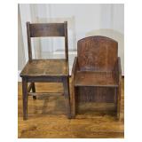 2 Primitive Youth Chairs