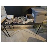 Large Assortment of Gemstones & Rocks, Tote