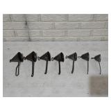 7 Vintage Metal Ice Cream Scoops