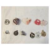 10 Fashion Pendants, 1 Fashion Pin