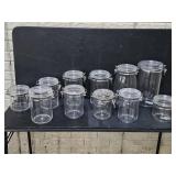 11 Heavy Duty Plastic Canisters