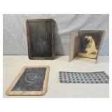 Mini Metal Moon Walk Stamps, Chalk Boards, Photo