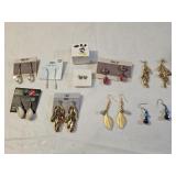 9 Pairs of Fashion Earrings