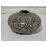 Native American Indian Sea Turtle Pottery Vase