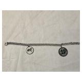 Sterling Silver Charm Bracelet