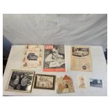 Vintage Valentines, Advertising,  B&W Photos