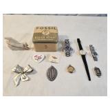 Watches, Pendant and Pins