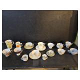Assortment of Cups and Saucers
