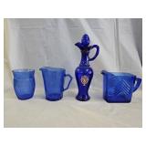 Hazel Atlas and Avon Cobalt Blue Pieces