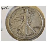 1943 Silver Walking Liberty Half Dollar