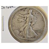 1942 Silver Walking Liberty Half Dollar