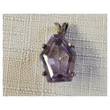 Stealing Silver? Amethyst Pendant