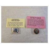 2 Kennedy Half Dollars