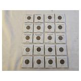 14 Old Jefferson Nickels, 6 UC Jefferson Nickels