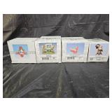 4 Fitz And Floyd Charming Tails Figurines