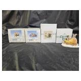 4 Fitz And Floyd Charming Tails Figurines