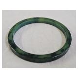 Vintage Green Bakelite Bangle Bracelet