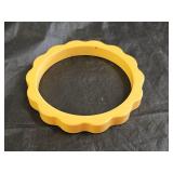 Vintage Saclloped Butterscotch Bakelite Bracelet
