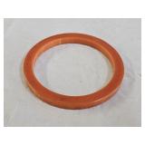 Vintage Orange Bakelite Bangle Bracelet