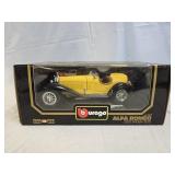 Burago 1932 Alfa Romeo 2300 Spider Die Cast Car