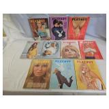1969, 1970, 1971 & 1973 Playboy Adult Magazines