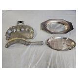Silverplate Silent Butler Set and Trays