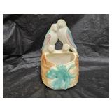 Vintage Morton Pottery Love Birds Wall Pocket