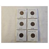 6 Indian Head Cents