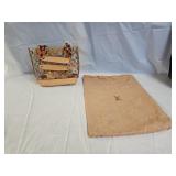 Louis Vuitton Vinyl Tote Bag with Leather Wallet