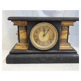 Antique Wm. Gilbert Lion Head Mantle Clock
