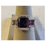 Sterling Silver Amethyst Ring