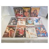 11 1977 Playboy Adult Magazines