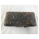 Vintage Straight Razor Case with 5 Razors