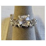 Sterling Silver? Rhinestone Ring