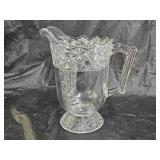 Early American Pressed Glass Pitcher