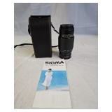 Sigma Zoom High Speed AF Camera Lens