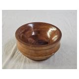 M. Waters Hand Carved Wood Bowl
