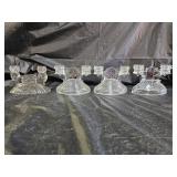 LE Smith & McKee Double Light Candle Holders