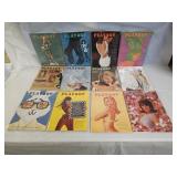 12 1967 Playboy Adult Magazines
