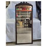 Antique Mahogany Entryway Mirror