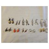 10 Pairs of Fashion Earrings