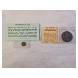 Old Mexican Silver Dollar, Ancient Roman Coin