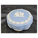 Wedgwood Blue Jasperware Trinket Box