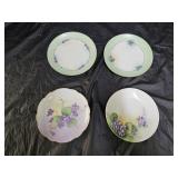 Nippon and Bavaria Hand Painted Plates