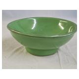 Vintage Hall Pottery Mid Century Modern Green Bowl