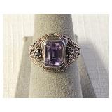 Sterling Silver Amethyst Ring