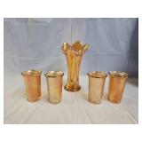 Jeanette and Imperial Marigold Carnival Glass